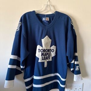 STARTER Blue Toronto Maple Leafs Jersey